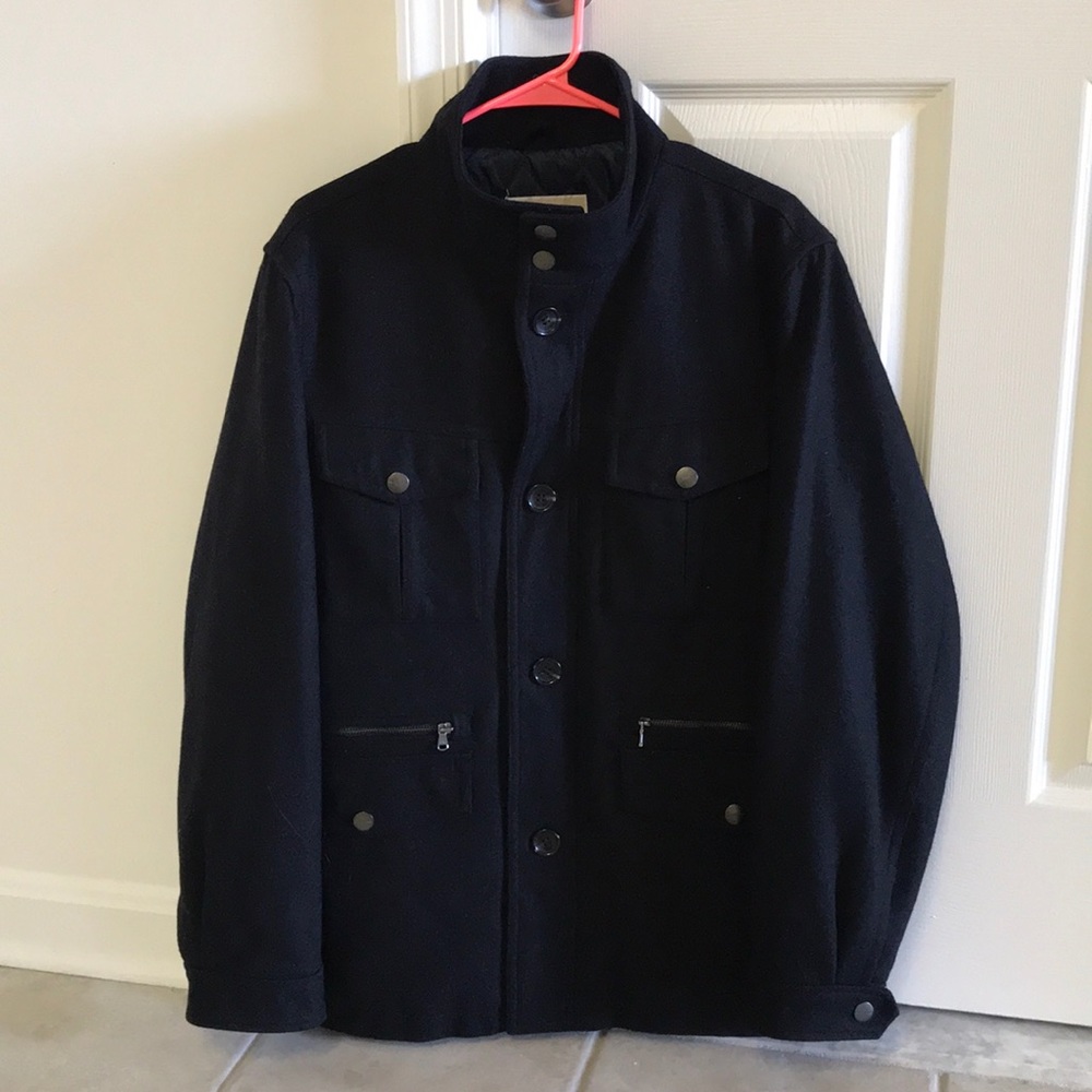 Michael Kors Men’s Wool-Blend Field Coat